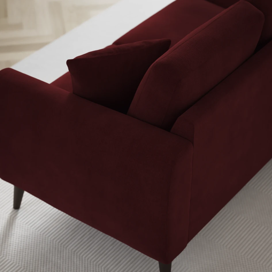 Eden - 2,5-sits soffa - Röd