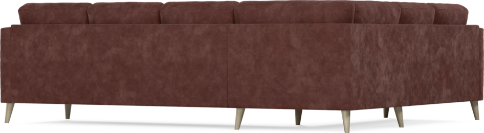 Eden - Hörnsoffa, 2+3-sits - Röd