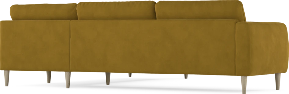 Bridge - Hörnsoffa, 3+2-sits - Gul