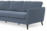 County - 3-sits soffa med divan vänster - Blå
