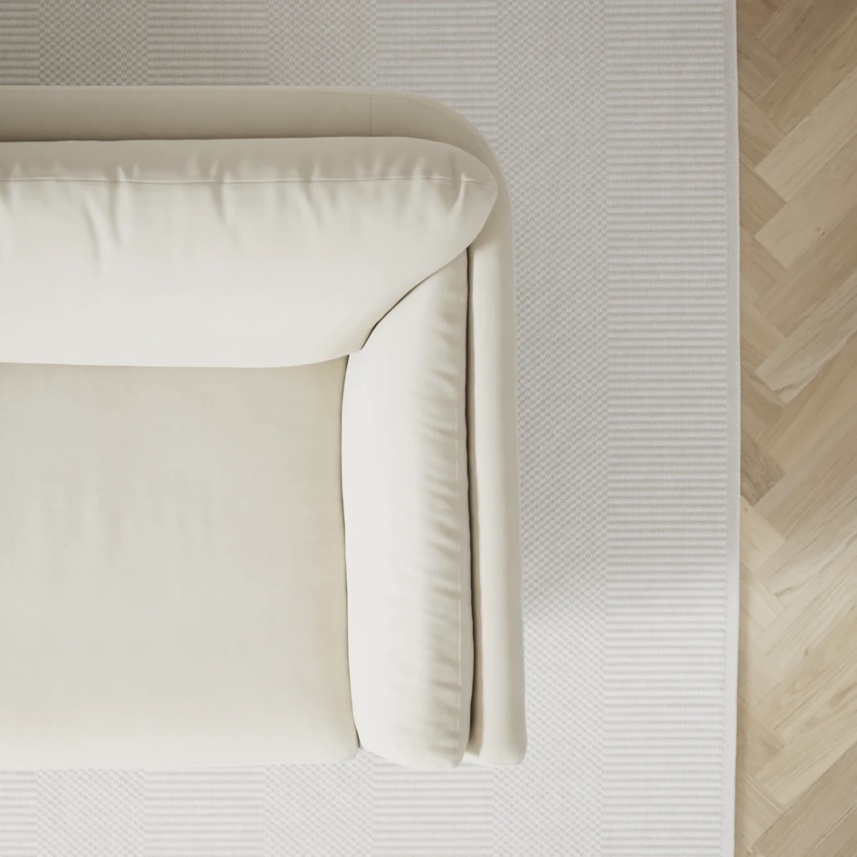 Madison Klädsel - Klädsel till 2-sits soffa - Vit