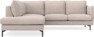Madison - 2-sits soffa med divan vänster - Beige