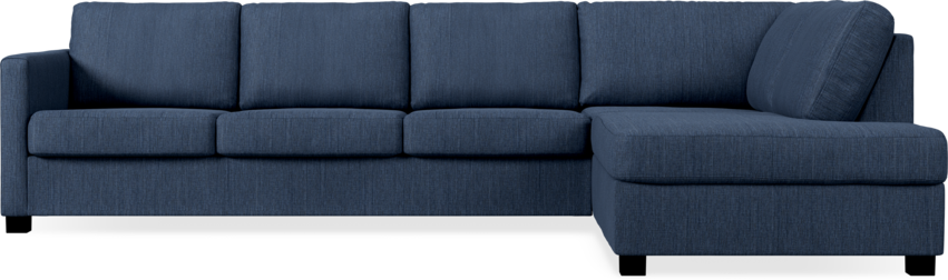 Nevada - 3-sits soffa med divan höger - Blå