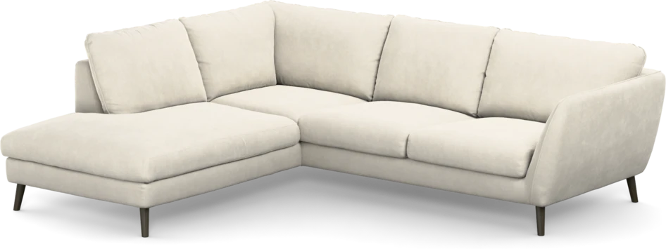 Madison Lux - 2-sits soffa med divan vänster - Vit
