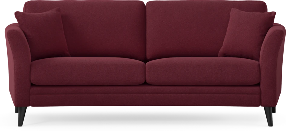 Eden - 2,5-sits soffa svängd - Röd