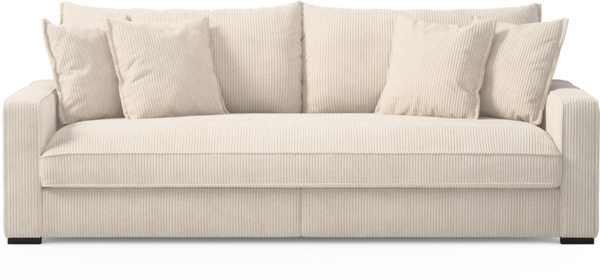 Rossi - 3-sits soffa, hel dyna - Vit