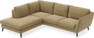 Madison - 2-sits soffa med divan vänster - Brun