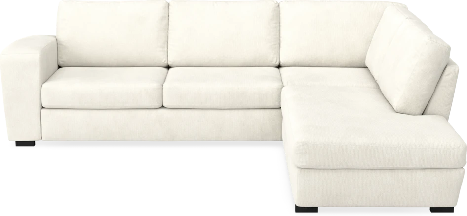 Friday - 2,5-sits soffa med divan höger - Vit