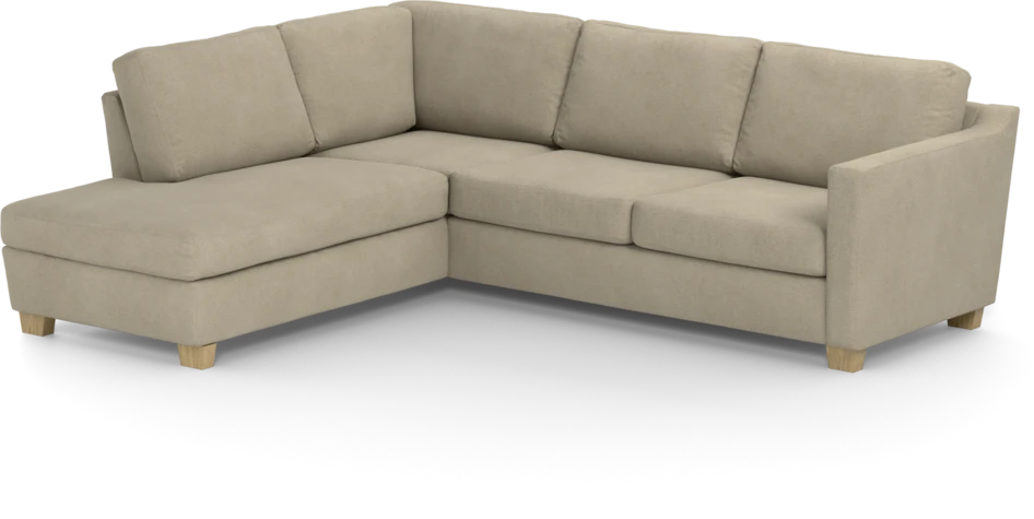 Friday - 2,5-sits soffa med divan vänster - Beige