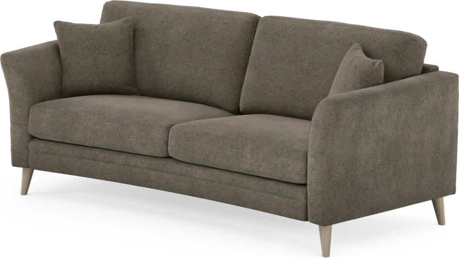 Eden - 2,5-sits soffa svängd - Brun
