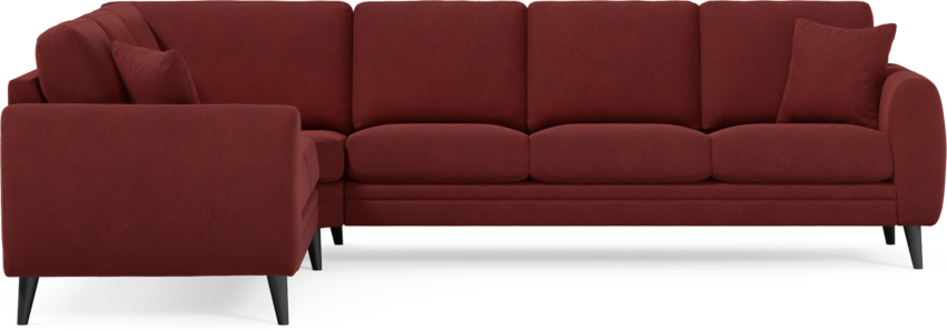 Eden - Hörnsoffa, 2+3-sits - Röd