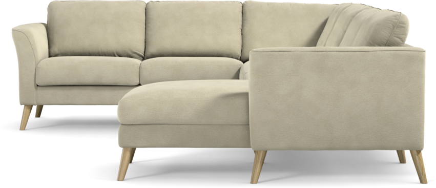 Bridge - Hörnsoffa, 2+3-sits med schäslong höger - Beige