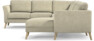 Bridge - Hörnsoffa, 2+3-sits med schäslong höger - Beige