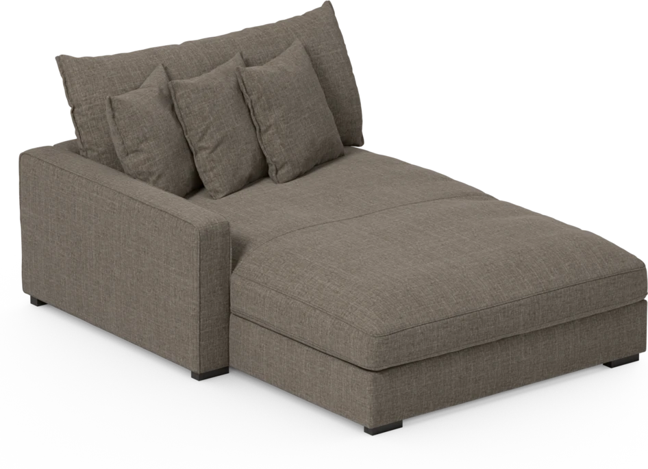 Rossi - Schäslong XL vänster - Brun
