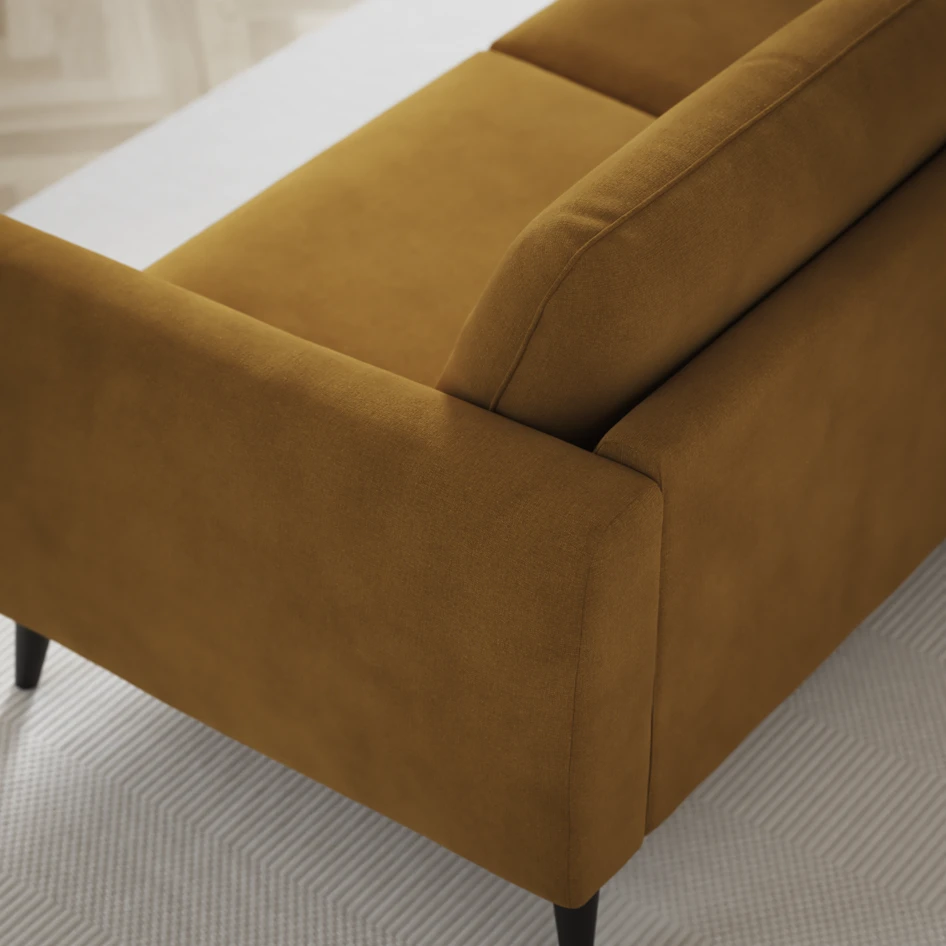 Bridge - 3-sits soffa - Gul