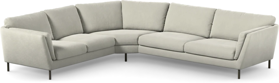 Madison Lux - Hörnsoffa 2+3-sits, hörn 2 - Vit