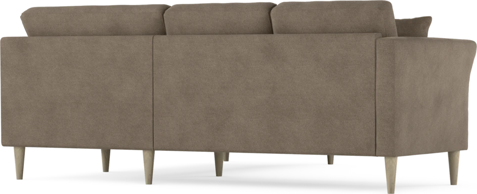 Eden - Hörnsoffa, 2+2-sits - Brun