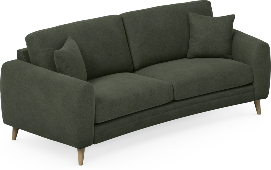 Eden - 2,5-sits soffa svängd - Grön