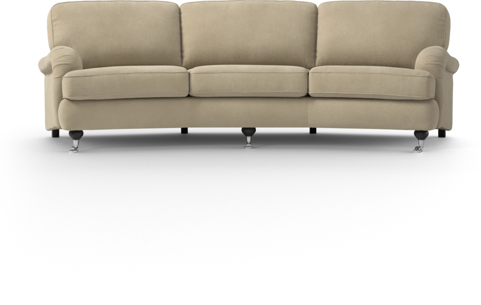 Oxford - 3-sits soffa svängd - Beige