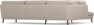 Madison - 3-sits soffa med divan vänster - Beige