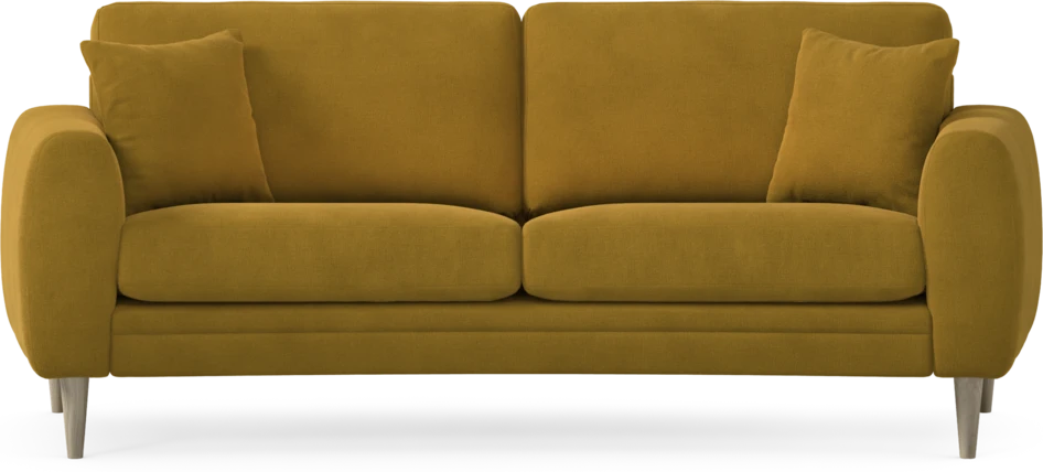 Eden - 2,5-sits soffa svängd - Gul