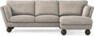 Madison Lux - 2-sits soffa med schäslong höger - Beige