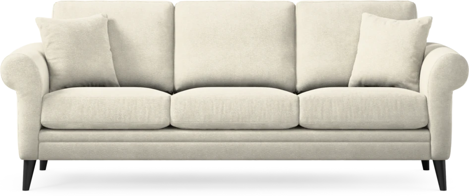 Eden - 3-sits soffa - Vit
