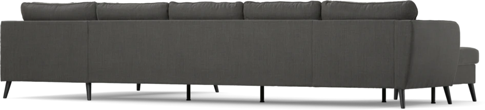 County - 4-sits soffa med schäslong vänster och divan höger - Grå