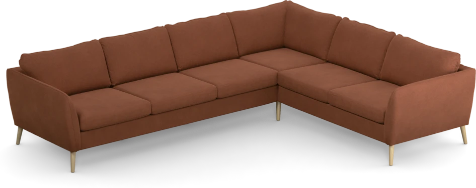 County - Hörnsoffa, 3+2-sits - Orange