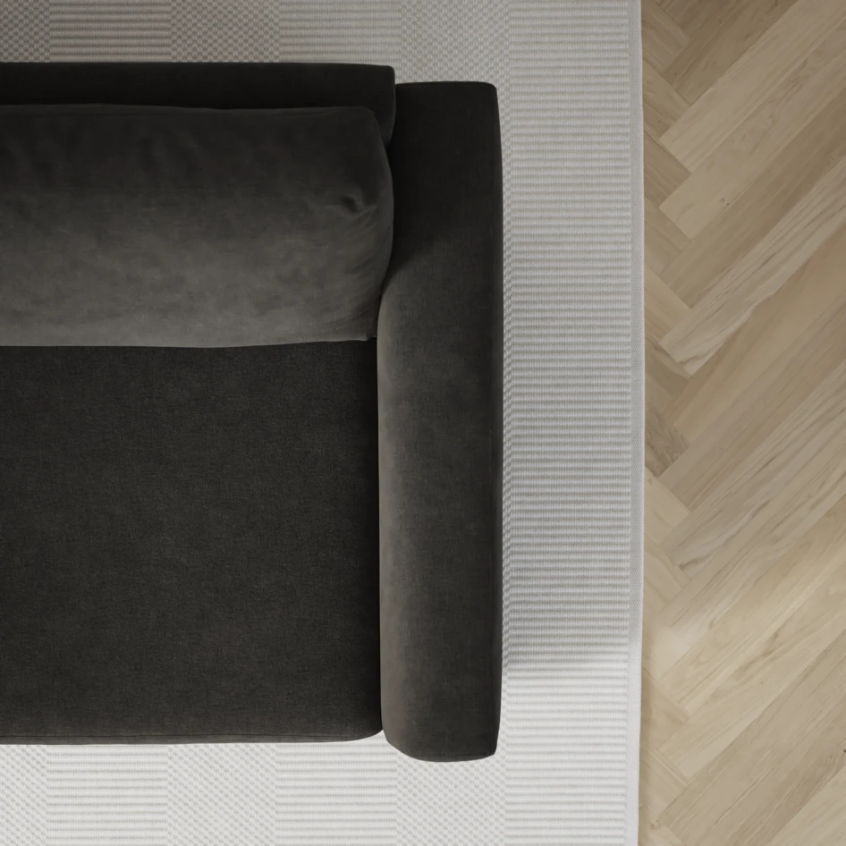 Friday - Hörnsoffa, 2,5+1,5-sits - Grå