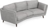 Madison - 3-sits soffa svängd, 70 cm - Grå