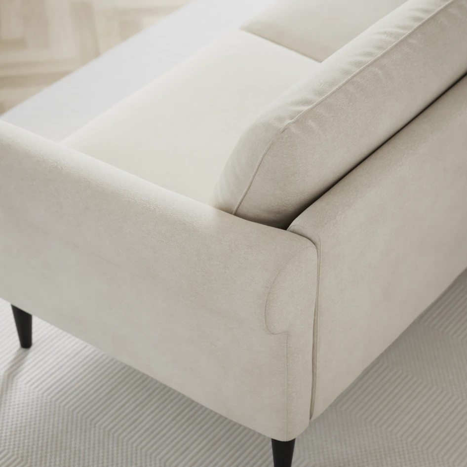 Bridge - 4-sits soffa - Vit
