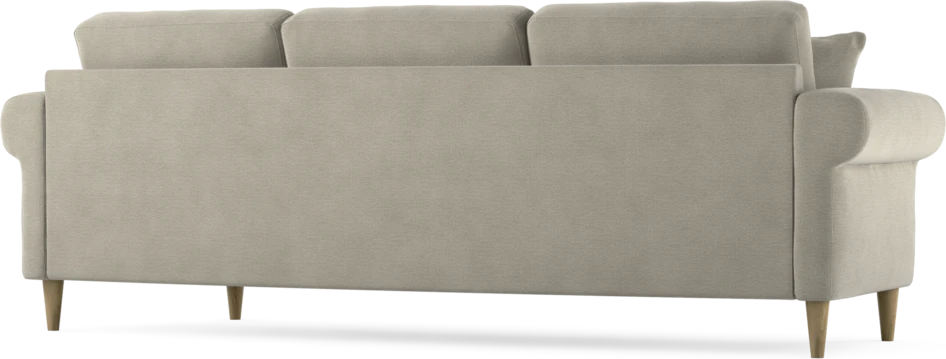 Eden - 3-sits soffa svängd - Brun