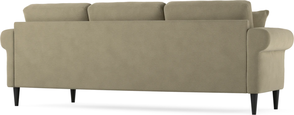 Eden - 3-sits soffa svängd - Beige