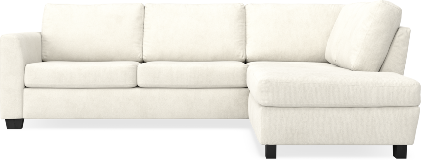 Friday - 2,5-sits soffa med divan höger - Vit