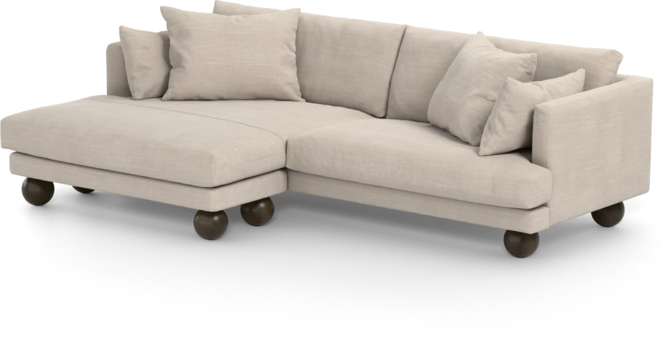 Harper - 4-sits med schäslong XL vänster - Beige