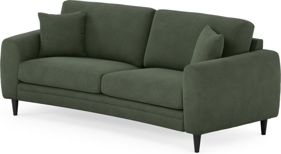Eden - 2,5-sits soffa svängd - Grön