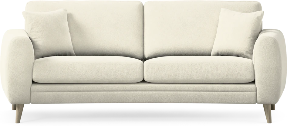 Eden - 2,5-sits soffa svängd - Vit