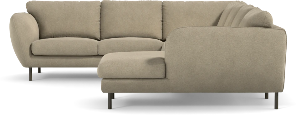 Madison Lux - Hörnsoffa med schäslong höger - Beige