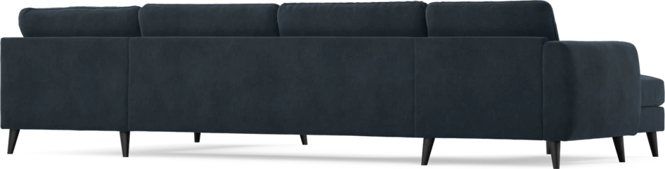 Bridge - 3-sits soffa med schäslong vänster och divan höger - Blå