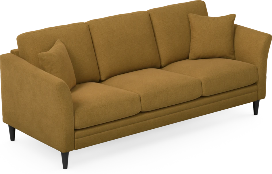 Eden - 3-sits soffa - Gul