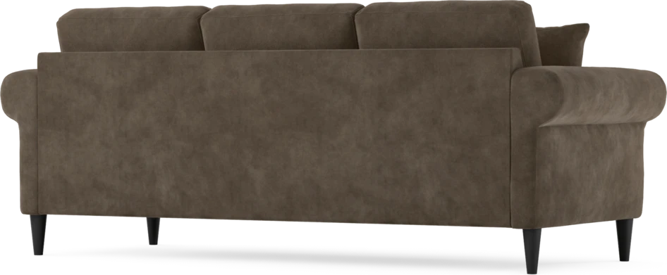 Eden - 3-sits soffa - Brun
