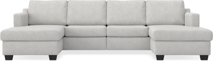 Friday, 2-sits soffa med två schäslonger