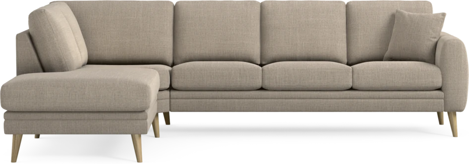 Eden - 3-sits soffa med divan - Beige