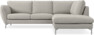 Madison - 2-sits soffa med divan höger - Grå