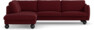 Madison - 3-sits soffa med divan vänster - Röd