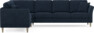 Eden - Hörnsoffa, 2+3-sits - Blå
