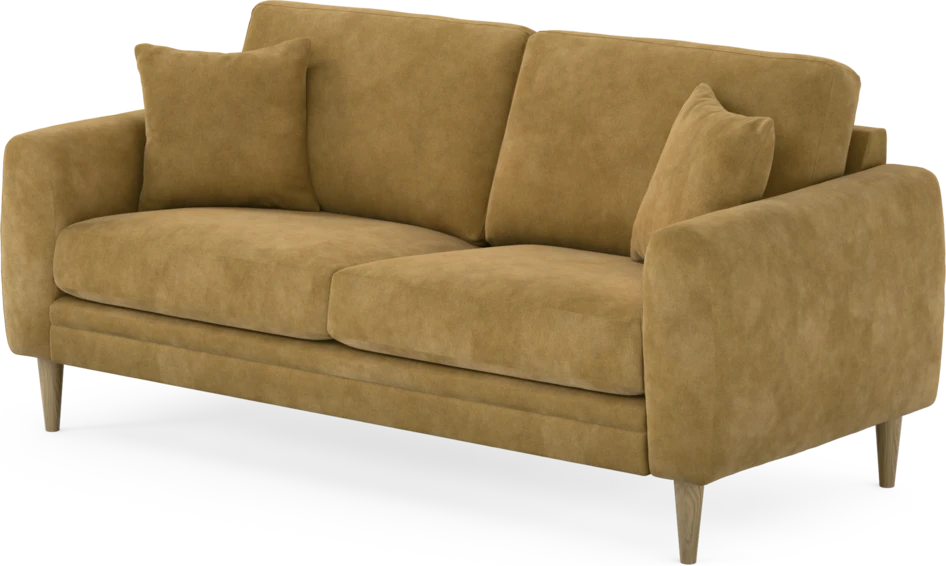 Eden - 2,5-sits soffa - Gul
