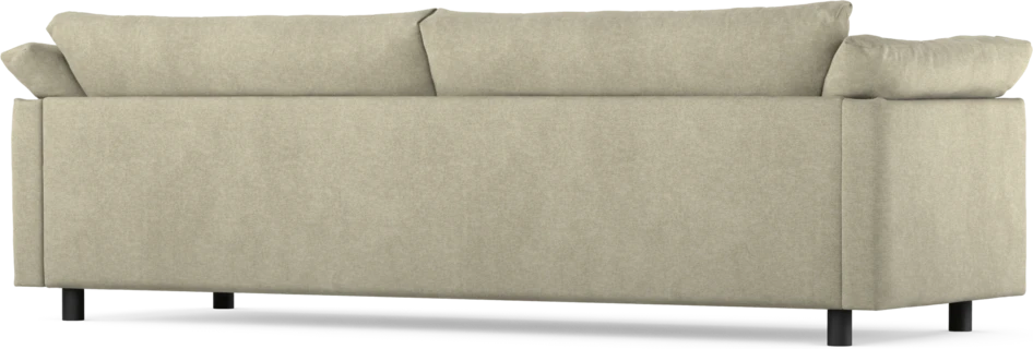 Cherrie - 4-sits soffa, hel dyna, fast klädsel - Beige