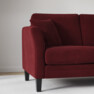 Eden - 3-sits soffa med schäslong - Röd